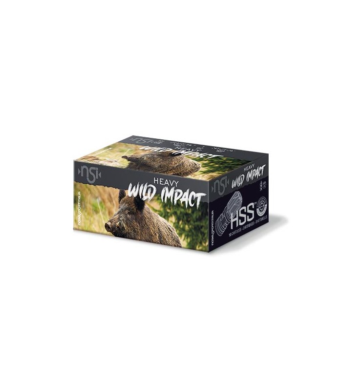 Cal.12 Wild Impact Slug Heavy Hp 35g Φυσίγγια Κυνηγίου Nobel Sport Italia - tokatlis.gr