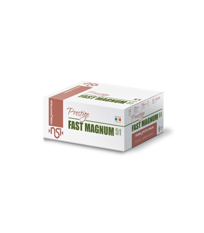 Cal.12 Fast Magnum Prestige 51g  Φυσίγγια Κυνηγίου Nobel Sport Italia - tokatlis.gr