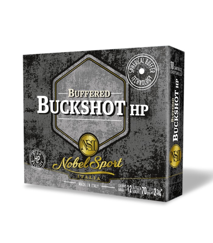 Cal.12 Buffered Buckshot 9βολο Hp 33g Φυσίγγια Κυνηγίου (Δράμια) Nobel Sport Italia - tokatlis.gr