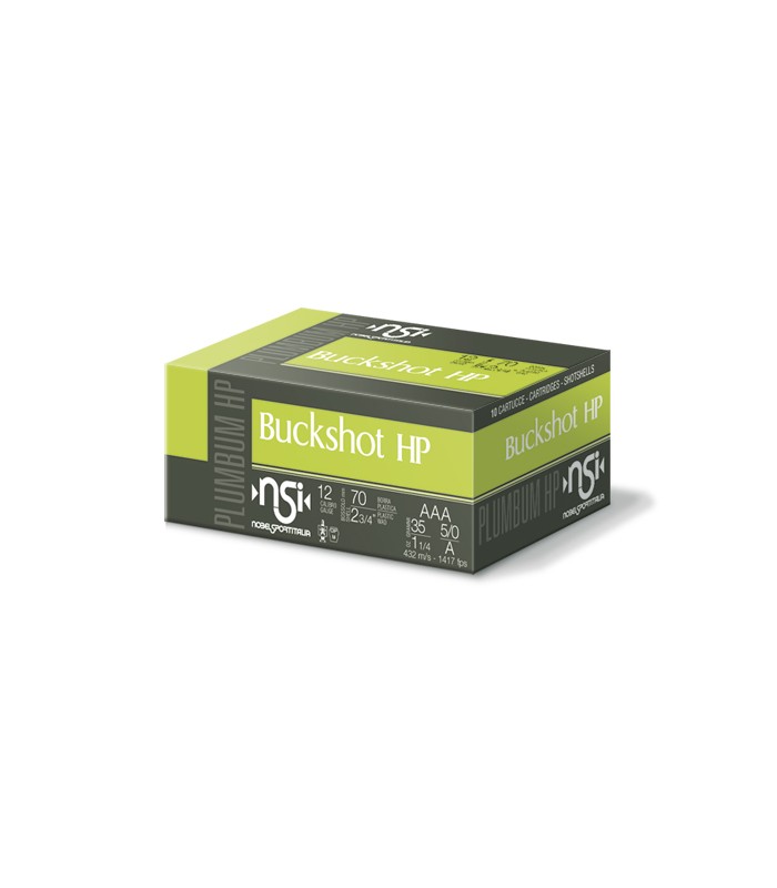 Cal.12 Buckshot Aaa Hp 46βολο 35g Φυσίγγια Κυνηγίου (Δράμια) Nobel Sport Italia - tokatlis.gr