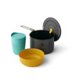Frontier Ul One Pot Μαγειρικό Σετ [1p] [3 Piece] 2l Pot W/ M Bowl And Ins Mug