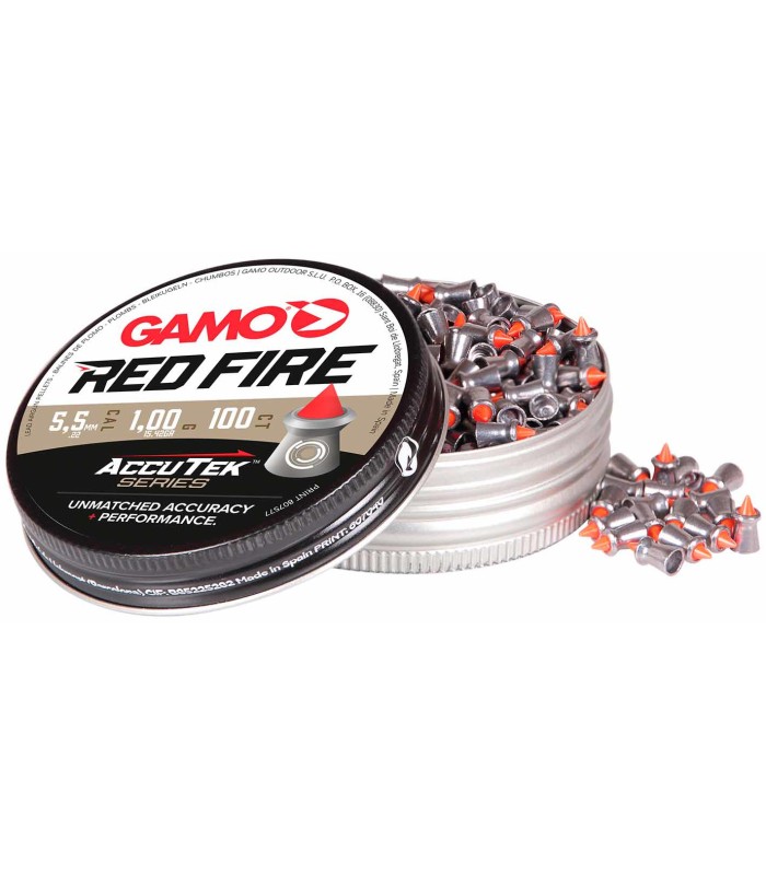 Gamo Βλήματα Red Fire Accutek (100) Λείο Μύτερο 5.5mm - tokatlis.gr