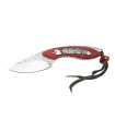 B196-YISLE MINI ALPHA HUNTER YEL/SE EAGLE FEATHER ΜΑΧΑΙΡΙ