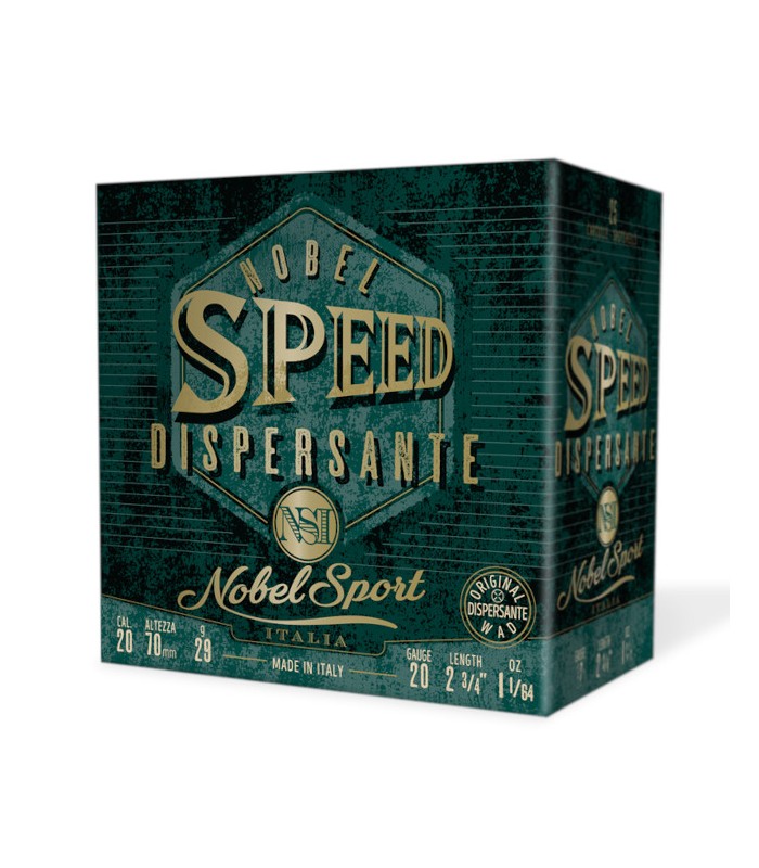 Cal.20 Speed Dispersante (Διασποράς) 29g Φυσίγγια Κυνηγίου Nobel Sport Italia - tokatlis.gr
