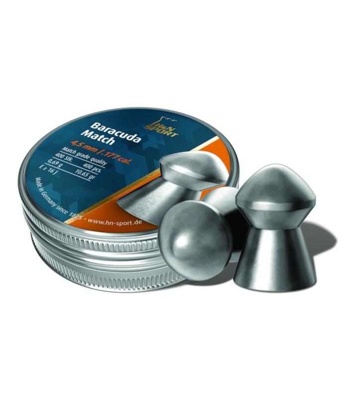 H&n Βληματα Baracuda Match (400) 4,52mm - tokatlis.gr