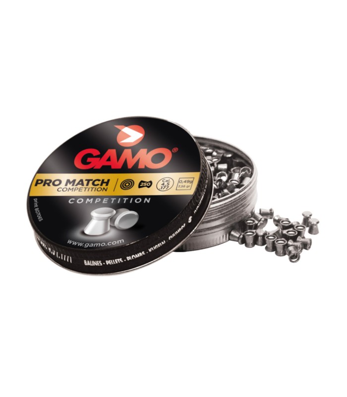 Gamo Βλήματα Pro-Match (250) Ποτ.Επίπεδο 4.5mm - tokatlis.gr