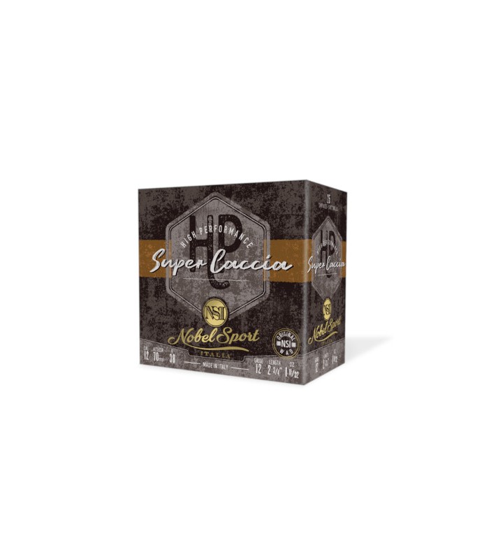 Φυσίγγια Κυνηγίου Nobel Sport Italia Cal.12 Super Caccia 38g - tokatlis.gr