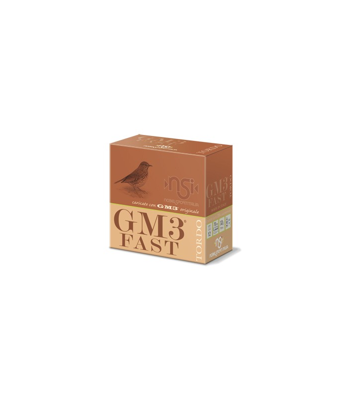 Cal.12 Gm3 Fast Tordo (Τσίχλα) 32g Φυσίγγια Κυνηγίου Nobel Sport Italia - tokatlis.gr