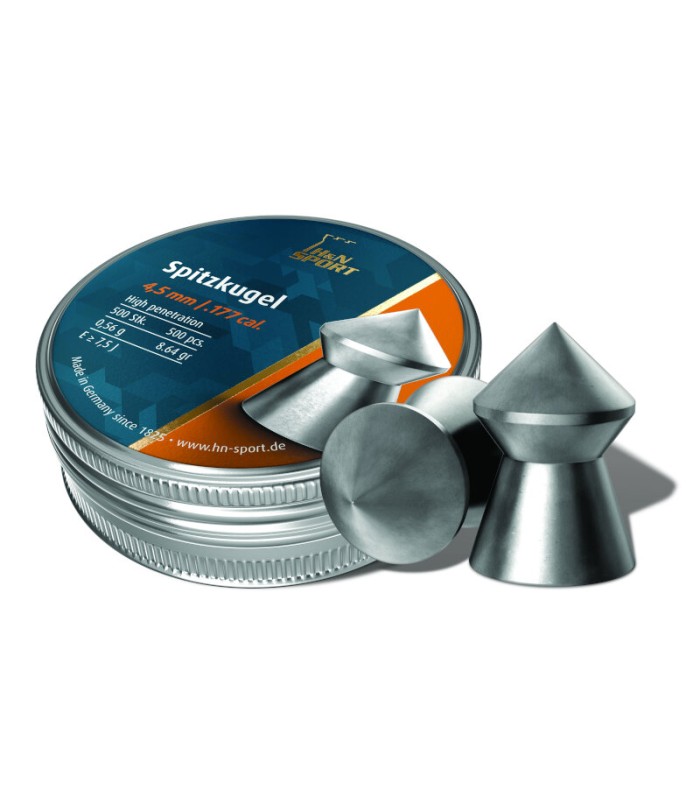 H&n Βληματα Spitzkugel (500) 4,5mm - tokatlis.gr