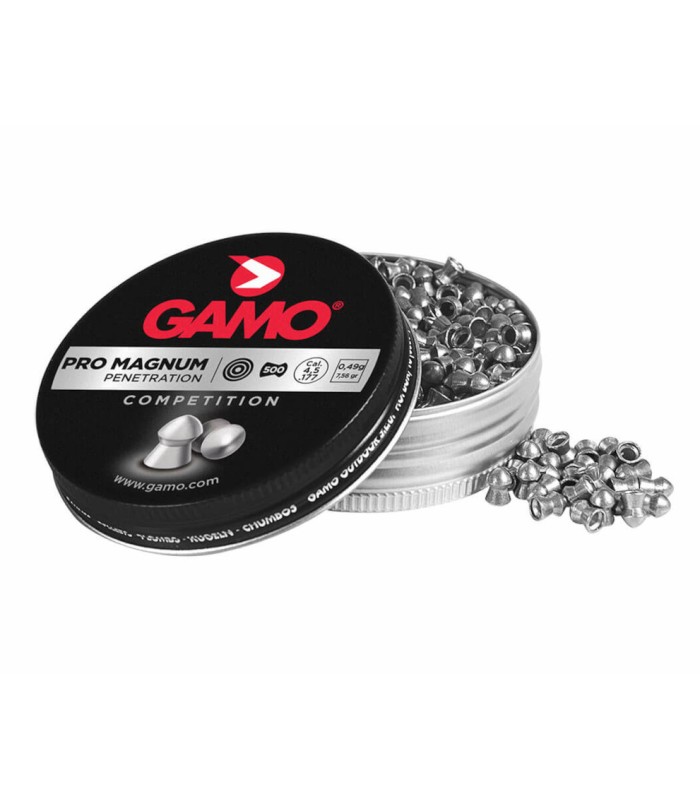 Gamo Βλήματα Pro-Magnum (500) Λείο Μύτερο 4.5mm - tokatlis.gr