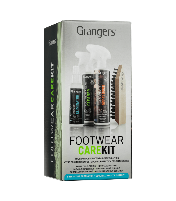 GRF206 FOOTWEAR CARE KIT 275ml x 2 + 100ml + Brush - tokatlis.gr