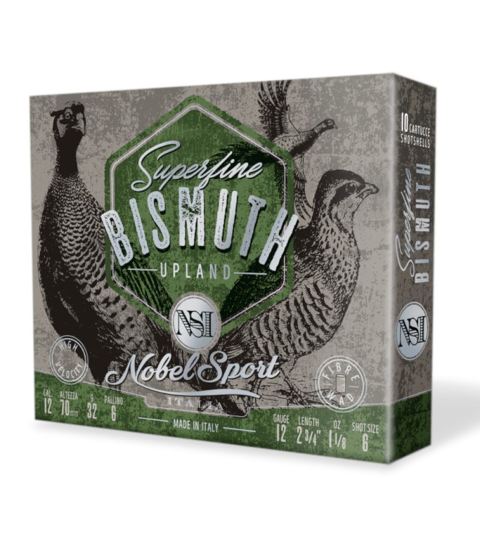 Cal.12 Upland Superfine Bismuth 32g Φυσίγγια Κυνηγίου Nobel Sport Italia - tokatlis.gr