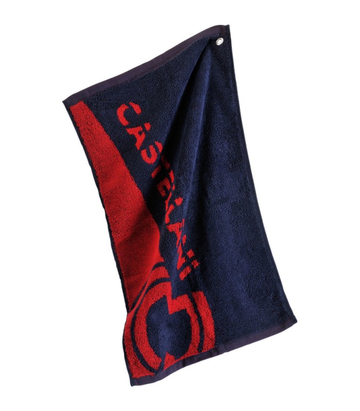 Jacquard Πετσέτα Navy/Red - tokatlis.gr