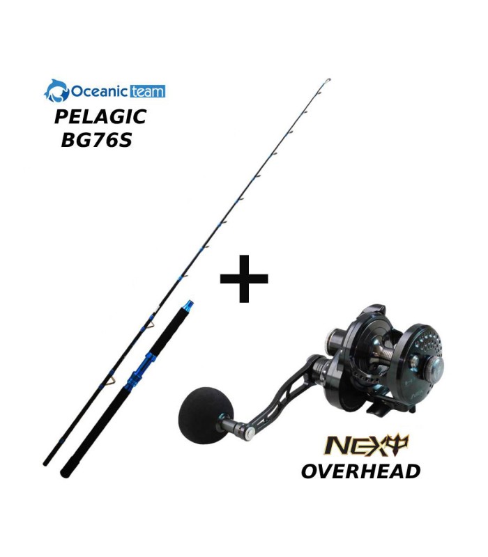 Combo Boat Oceanic Team Pelagic BG 76S + Next Overhead 300 - tokatlis.gr