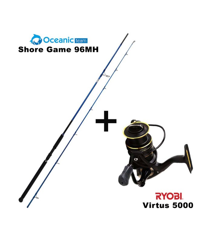 Combo Shore Oceanic Team Shore Game 96M + Ryobi Virtus 5000 - tokatlis.gr