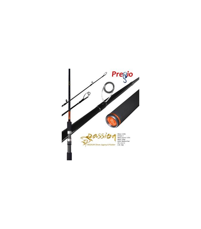 Pregio Passion Medium Shore Jigging & Rubber MSJR-18305 - tokatlis.gr