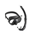 Cressi Samoa + Mexico Combo Black/Black - Σετ Μάσκα και Αναπνευστήρας