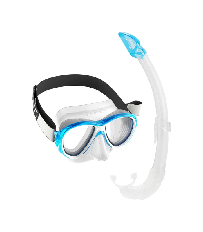 Cressi Samoa + Mexico Combo Clear/Aquamarine - Σετ Μάσκα και Αναπνευστήρας - tokatlis.gr