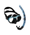 Cressi Metis + Corsica Combo Blue Hunter - Σετ Μάσκα και Αναπνευστήρας