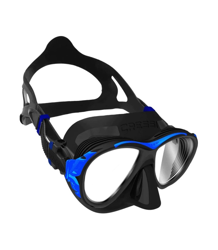Cressi Naxos Mask Black/Frame Blue - Μάσκα - tokatlis.gr