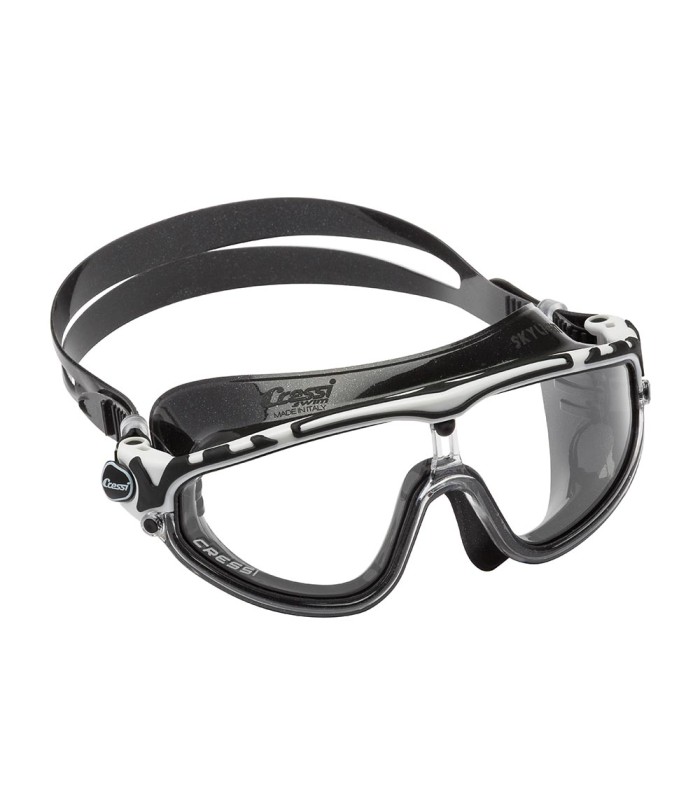 Cressi Skylight Swim Goggles Black/Frame White Black - Γυαλιά Κολύμβησης - tokatlis.gr