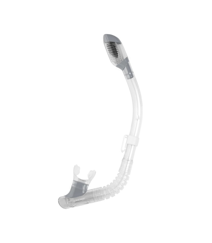 Cressi Mini Dry Snorkel Clear/Silver - Αναπνευστήρας - tokatlis.gr
