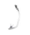 Cressi Mini Dry Snorkel Clear/Silver - Αναπνευστήρας