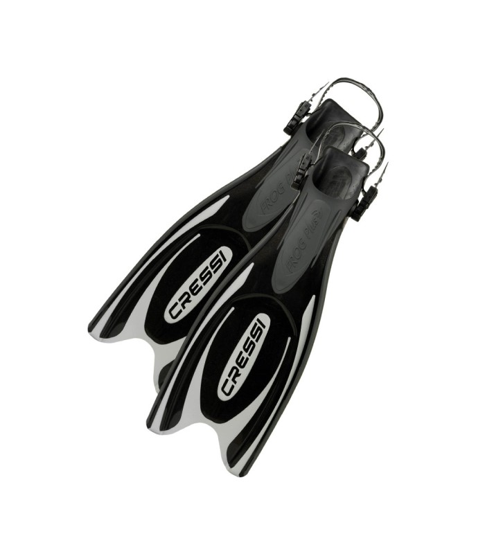 Cressi Frog Plus Black/Silver Fins - Πέδιλα  - tokatlis.gr