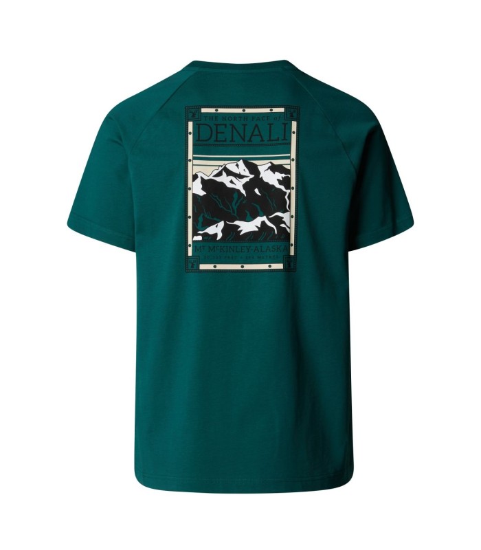 Ανδρικό S/S North Faces T-shirt Πετρόλ