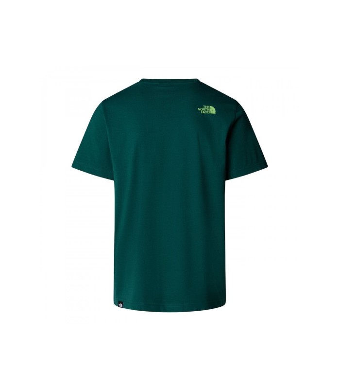 The North Face Box S/S Celebration Tee Dark Green - tokatlis.gr