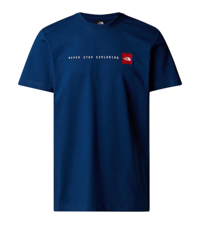 The North Face Ανδρικό Μπλουζάκι S/S Never Stop Exploring Tee Blue - tokatlis.gr