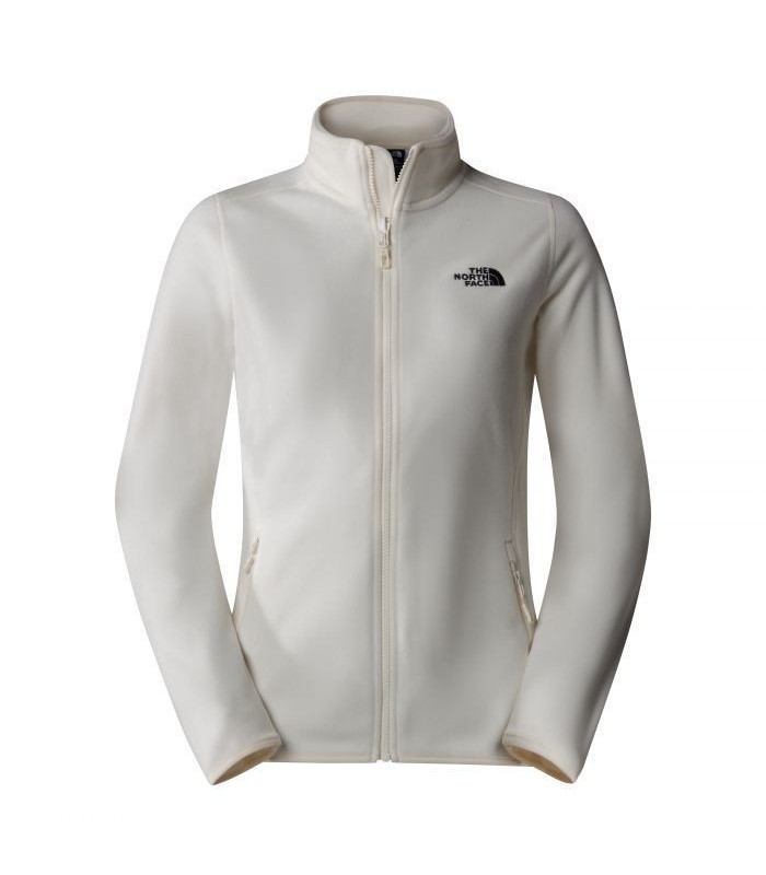 The North Face - W 100 Glacier 1/4 Zip Eu  White Dune - tokatlis.gr