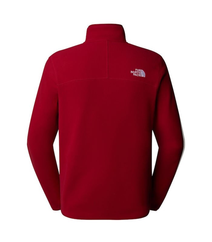 The North Face - M 100 Glac 1/4 Zip Eu  Garnet Red - tokatlis.gr