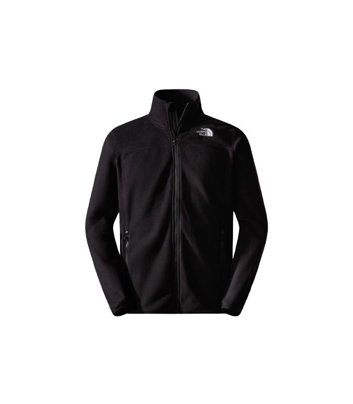 The North Face 100 Glacier Ανδρική Ζακέτα Fleece - Μαύρο | Tokatlis.gr
