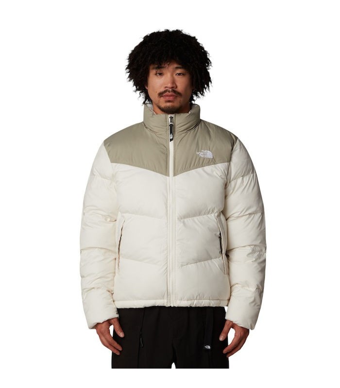 The North Face Ανδρικό Μπουφάν Saikuru Puffer White Dune/Clay Gray - tokatlis.gr