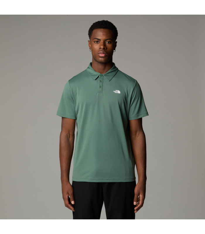 The North Face Ανδρικό Μπλουζάκι Tanken Polo Duck Green - tokatlis.gr