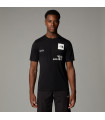 The North Face Ανδρικό Μπλουζάκι Mountain Foundation Coordinates Tee Black