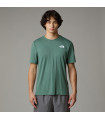 The North Face Ανδρικό Μπλουζάκι 24/7 Box NSE SS Tee - Duck Green