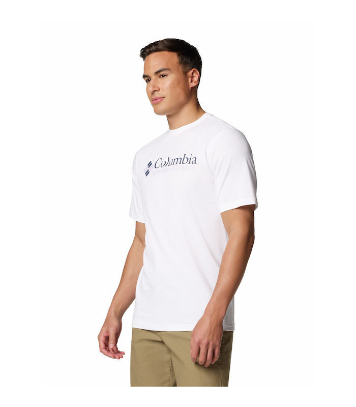 Columbia CSC Basic Logo  Short Sleeve Tee - Λευκό- tokatlis.gr