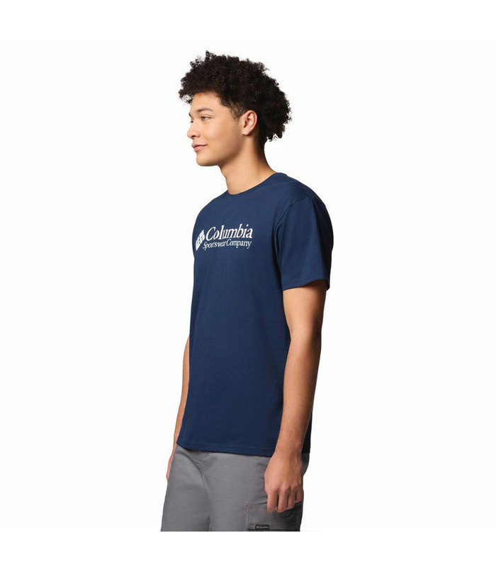 Columbia Ανδρικό Μπλουζάκι CSC Basic Logo Tee Collegiate Navy - tokatlis.gr