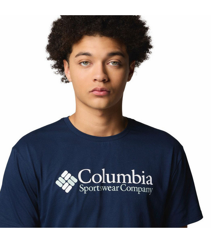 Columbia CSC Basic Logo  Short Sleeve Tee Collegiate Navy - tokatlis.gr