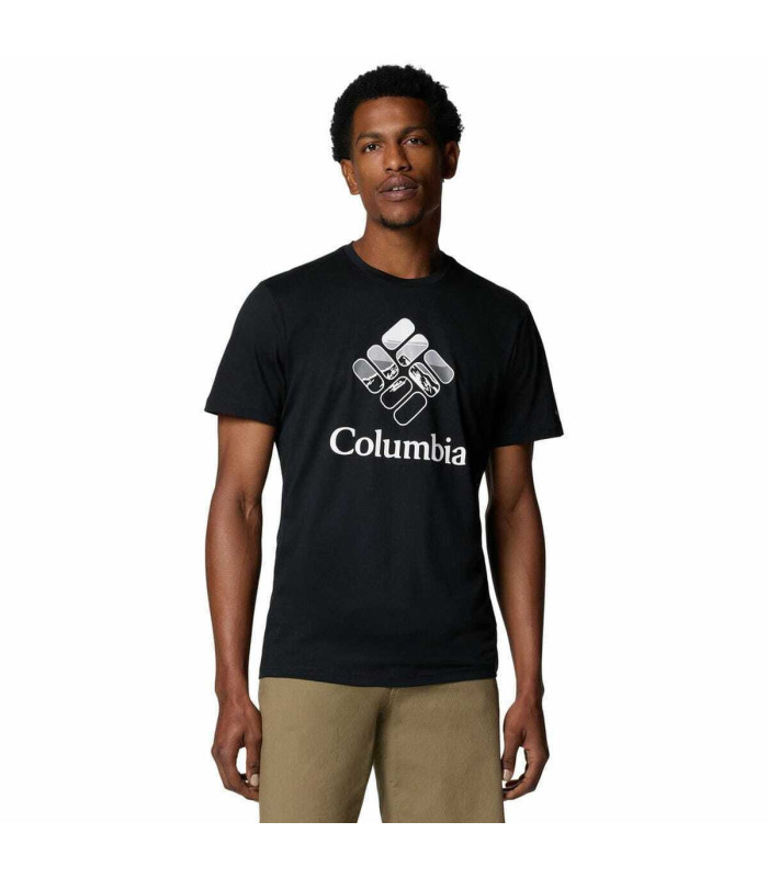 Columbia Rapid Ridge T-shirt Black, Heavenly Stacked Gem - tokatlis.gr