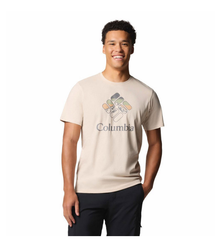 Η Columbia Rapid Ridge T-shirt Dark Stone, Heavenly Stacked Gem- tokatlis.gr