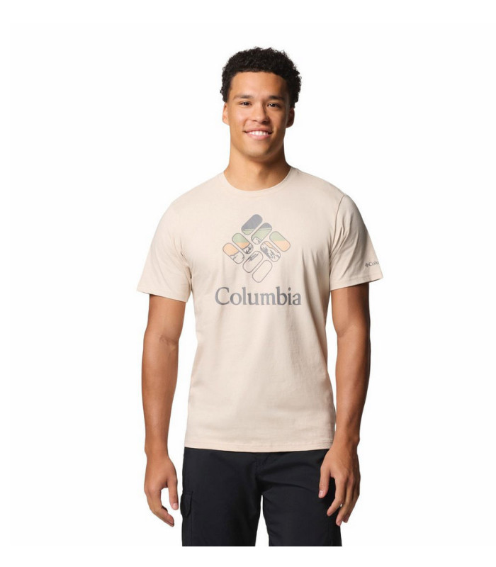 Η Columbia Rapid Ridge T-shirt Dark Stone, Heavenly Stacked Gem- tokatlis.gr