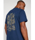 Columbia Ανδρικό Μπλουζάκι Kettle River  Back Graphic Tee Collegiate Navy, Trailguide Icons - tokatlis.gr