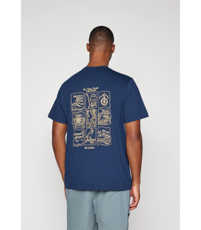 Columbia Ανδρικό Μπλουζάκι Kettle River  Back Graphic Tee Collegiate Navy, Trailguide Icons - tokatlis.gr