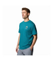 Columbia Ανδρικό Μπλουζάκι Kettle River  Outdoor Tee River Blue, Circular Linescape