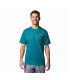 Columbia Ανδρικό Μπλουζάκι Kettle River  Outdoor Tee River Blue, Circular Linescape - tokatlis.gr