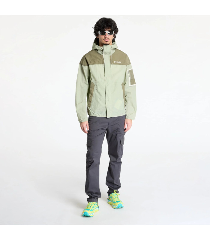 Columbia Ανδρικό Μπουφάν Challenger  II Windbreaker Safari/ Stone Green  - tokatlis.gr