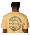 Columbia  Rapid Ridge™ Back Graphic Tee II -Sand Dune, Button Badge
